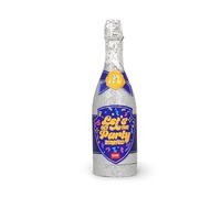 Legami - Maxi Bottle Party Popper, Bouteille de tirage, Couleur Argent, Produit avec contenu sous pression, Confettis de Papier Multicolore