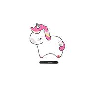 Legami MBO0089 Lavande, gomme en feutre et aimant sur capuche, thème licorne magique, rose