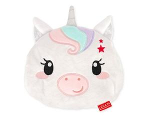 Legami - Mini Coussin Thermique avec graines de Lin, Chaud Cuddles, en graines de Lin, Parfum de Lavande, Polyester et Coton, Cadeau Relaxation, Utilisation au Micro-Ondes ou au, thème Unicorn