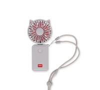 LEGAMI - Mini ventilateur portable rechargeable, mini ventilateur, petit ventilateur de poche à 3 vitesses, ventilateur pliable, câble de type C inclus, 6,5 x 13,7 x 2,5 cm