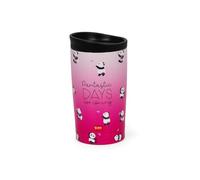 Legami - Mug isotherme Hot&Cold Vacuum Tumbler, Panda, fermeture hermétique, en acier inoxydable, contenance 275 ml, pour tous types de boissons