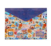 Legami Porte-documents Fold & Order (A4) (TRAVEL STICKERS)