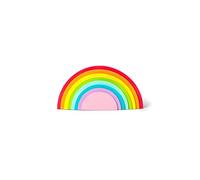 Legami RST0001, Bloc-notes autocollant, Rainbow Thoughts, Bloc-notes autocollant en forme d'arc-en-ciel, 12 x 6 cm, 152 feuilles adhésives amovibles et repositionnables en 8 couleurs différentes