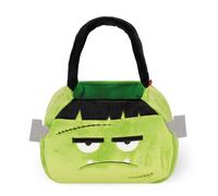 LEGAMI - Sac pour Halloween des Bonbons ou Un Sort, Frankenstein, Sac à Bonbons, Sac à friandises, en Tissu Souple Pliable, avec poignée, 20 x 35 x 3 cm