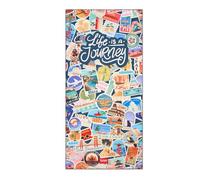 Legami - Serviette de Plage légère en Microfibre, Serviette de Plage compacte, Anti-Sable, séchage Rapide, extrêmement absorbante, Serviette Peu encombrante, 85 x 180 cm