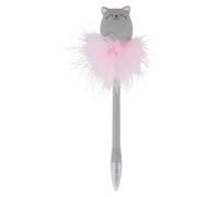 LEGAMI - Stylo à bille Chat lumineux,Writing Is Magic, Encre bleue, Stylo à bille lumineux pour enfants et adultes, pointe 0,7 mm, thème Kitty