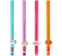 LEGAMI Stylo gel Animaux décoratifs Lovely Friends Amovible et recombinable Empêche le roulement Pointe fine 0,5 mm Thème lama, lapin, licorne, tigre Encre colorée