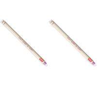 LEGAMI - Stylo gel effaçable, bille sur l'extrémité pour enlever l'encre sans consommer la feuille (Lot de 2)