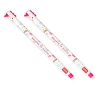 LEGAMI Stylo gel effaçable - Licorne, encre thermosensible, diamètre de pointe de 0,7 mm, longueur de 15 cm, encre rose (pack de 2)