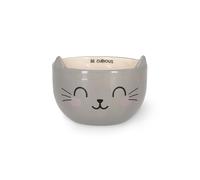 LEGAMI - Tasse à céréales en grès Good Morning ! Thème Kitty, Tasse à déjeuner, Passe au micro-ondes, Passe au lave-vaisselle, Capacité jusqu'à 400 ml, 12 x 9 cm