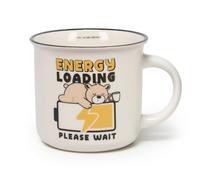 LEGAMI -Tasse Cup-puccino, Thème Teddy, Porcelaine New Bone China, Take a Break Collection, Multicouleur, capacité de 350 ml