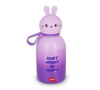 Legami - Thermos pour enfants Hot&Cold BFF Bunny, en acier inoxydable 18-8 à double paroi, fermeture hermétique, garde au chaud pendant 12 heures et au frais pendant 24 heures, capacité 310 ml