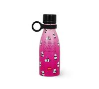 LEGAMI - Vacuum Bottle Hot & Cold Mini, Bouteille d'eau Thermique légère et résistante, Fermeture hermétique, poignée Amovible en Silicone, Acier Inoxydable, capacité 300 ML, Thème Panda