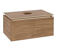 Legato Villeroy et Boch vasque B60100RH 80x38x50cm, centre vasque, Kansas Oak