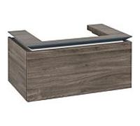 Legato Villeroy und Boch vasque B67800RK 80x38x50cm, centre de vanité, chêne pierre