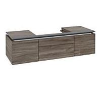 Legato Villeroy und Boch vasque B69800RK 140x38x50cm, centre de vanité, chêne pierre