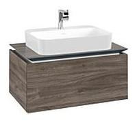 Legato Villeroy und Boch vasque B75300RK 80x38x50cm, centre de vanité, chêne pierre