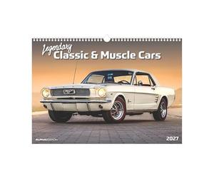 Legendary Classic & Muscle Cars 2027: Wandkalender 42x29,7 cm mit 12 Automotiven, sprachneutralem Kalendarium und Spiralbindung