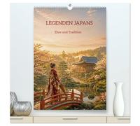 LEGENDEN JAPANS - Ehre und Tradition (hochwertiger Premium Wandkalender 2027 DIN A2 hoch), Kunstdruck in Hochglanz: Eine Reise ins historische Japan