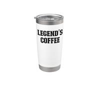 Legend's Coffee Legend Nom personnalisé Gobelet isotherme en acier inoxydable double paroi