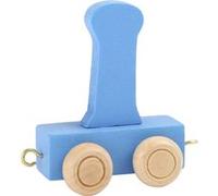 Legler lettre de train I bleue 6,5 cm Bleu G