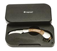Legnoart - Couteau à champignon « Porcino » dans une boîte cadeau luxueuse en bois massif (MK-1).