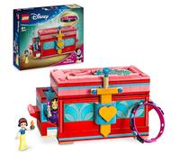 LEGO ǀ Disney Princess La Boîte à Bijoux de Blanche-Neige, Jouet de Construction, Mini-poupées de la Princesse et de la Méchante Reine, Un Bracelet, pour Garçons et Filles dès 6 Ans 43276