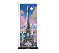 Lego 10307 Vitrine en acrylique pour Lego 10307 Motif Tour Eiffel Paris Boîte anti-poussière Compatible avec Lego 10307 (spray arrière B)