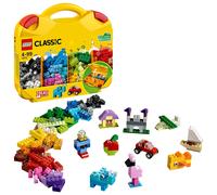 Lego Valisette de Construction Classic 10713 - Boîte de Rangement Jaune avec Pièces Colorées - Jeu de Construction Enfant dès 4 ans - Compatible Tous Sets LEGO