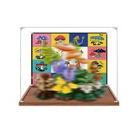 Lego 11505 Vitrine en acrylique pour construction de plantes champignons forestiers et fleurs - Boîte transparente anti-poussière - Vitrine uniquement compatible avec Lego 11505 (spray arrière 2 (base