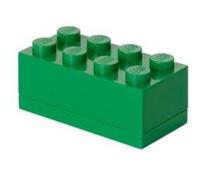 Room Copenhagen Boîte de rangement LEGO Mini Box 8 Knobs compacte et facile à nettoyer Vert