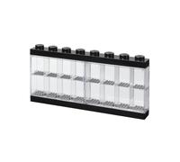 Légo-40660003 Vitrine de présentation Lego pour 16 Mini-Personnages, conteneur empilable Contre Un Mur ou sur Un Bureau, Noir, 40660003, Large