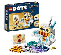 LEGO 41809 Dots Porte-Crayons Hedwige, Accessoires de Bureau Harry Potter Hibou, Pot à Crayon et Porte-Note, Jouets pour Enfants, Fournitures de Rentrée Scolaire