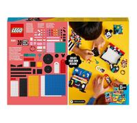 LEGO 41964 Dots Boîte Créative La Rentrée Mickey Mouse et Minnie Mouse, 6 en 1, Rangement, Cadre Photo, Porte-clés, Bloc-Notes, Fournitures Scolaires