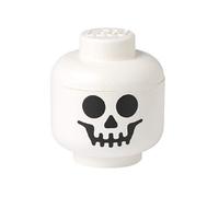 LEGO boï¿½te de rangement tï¿½te squelette grand 24 x 27 cm polypropylï¿½ne blanc