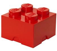 LEGO Boîte Petite Brique Rouge 25 X 25 X 18 CM. SALLE D'ÉTUDE