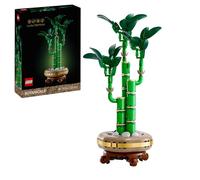 LEGO Botanicals Lucky Bamboo - Artificial Plant for Indoor Display - Set for Adults INCL. a Buildable Pot with a Wood-Effect Plinth for Home Decor - DIY Gift Idea - 10344