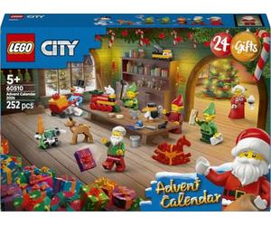 LEGO City Le Calendrier de l’Avent 2026 60510 | Jouets pour garçon 5 ans, compte à rebours de Noël, 24 surprises, 7 minifigurines, tapis de jeu, cadeau de Noël, 252 pièces