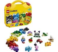 LEGO Classic 10713 La valisette de construction, Valisette Jaune Solide, Pièces Colorées, Compatible avec Tous les Sets LEGO, Dès 4 ans
