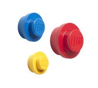 Lot de porte-manteaux rouge, bleu et jaune