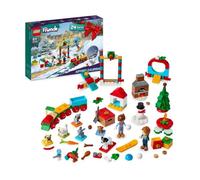 LEGO Friends 41758 Le Calendrier de l'Avent 2023, avec 24 Cadeaux dont 8 Figurines d'Animaux, 2 Mini-Poupées, Cadeau Noël