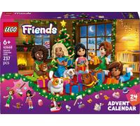 LEGO Calendrier de l'Avent Friends 42668 - 2025 - Dès 6 ans, 24 surprises, 5 mini-poupées