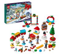 LEGO Calendrier de l'Avent Friends 41758 (2023) – 24 cadeaux, 2 mini-poupées, 8 figurines d'animaux