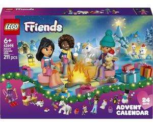 LEGO Friends Le Calendrier de l’Avent 2026-42698 | Jouet pour fille dès 6 ans, 24 surprises dont 3 mini-poupées, 6 figurines animales et accessoires, cadeau de Noël, 211 pièces