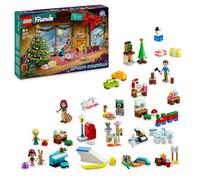 LEGO Friends Le Calendrier de l'Avent 2024 - Compte à Rebours Avant Noël pour Enfants - Jeu des Émotions avec 5 Personnages et 3 Animaux - Cadeau Festif pour Filles et Garçons de 6 Ans et Plus 42637