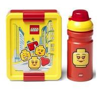 LEGO lunch set Iconic junior 17 x 13,5 cm pp rouge/jaune 2-pièces Jaune G