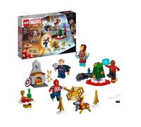 LEGO Marvel 76267 Le Calendrier de l'Avent des Avengers 2023, 24 Cadeaux incluant Captain America, Spider-Man, Iron Man et Plus
