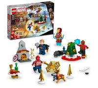 LEGO Marvel 76267 Le Calendrier de l'Avent des Avengers 2023, 24 Cadeaux incluant Captain America, Spider-Man, Iron Man et Plus