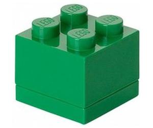LEGO mini pierre de rangement 4 plots 4,6 x 4,3 cm polypropylène vert Vert G