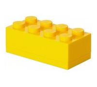 LEGO mini pierre de rangement 8 plots 4,6 x 9,2 cm polypropylène jaune Jaune G